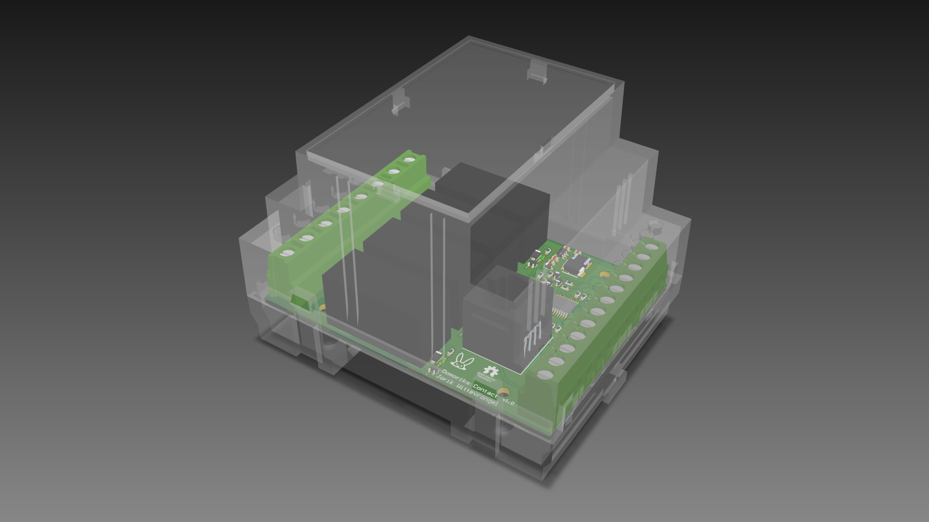 DIN Relay Module PCB